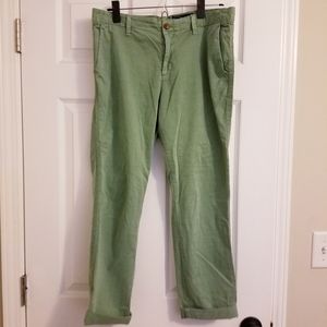 Olive green Gap khakis